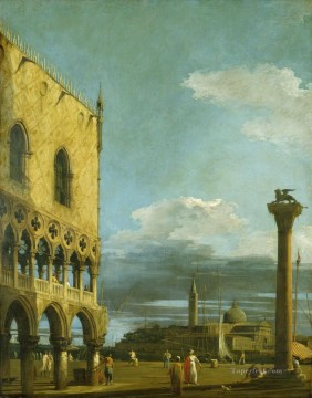 Canaletto Painting - the piazzetta towards san giorgio maggiore Canaletto